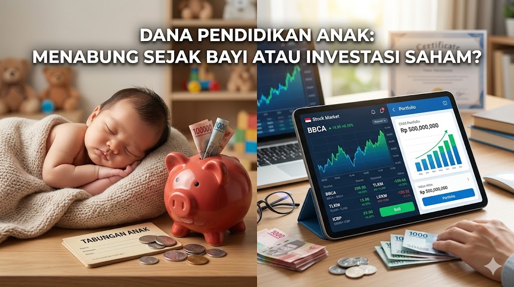 Dana Pendidikan Anak: Menabung Sejak Bayi atau Investasi Saham?