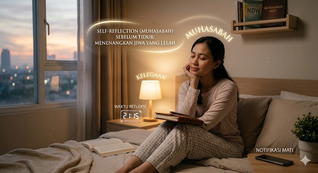 Self-Reflection (Muhasabah) Sebelum Tidur: Menenangkan Jiwa yang Lelah