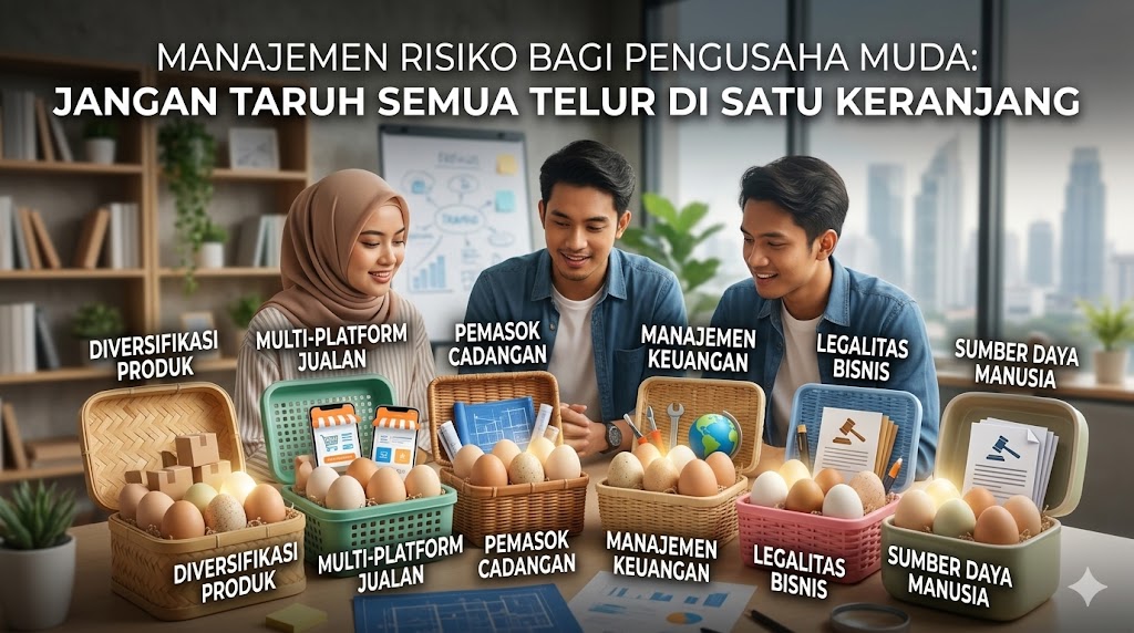 Manajemen Risiko bagi Pengusaha Muda: Jangan Taruh Semua Telur di Satu Keranjang
