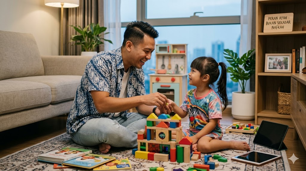 peran ayah dalam rumah tangga modern: bukan sekadar pencari nafkah